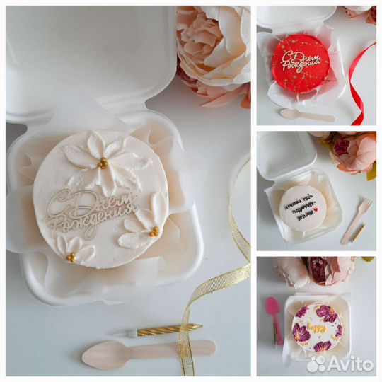 Капкейки, бенто торт