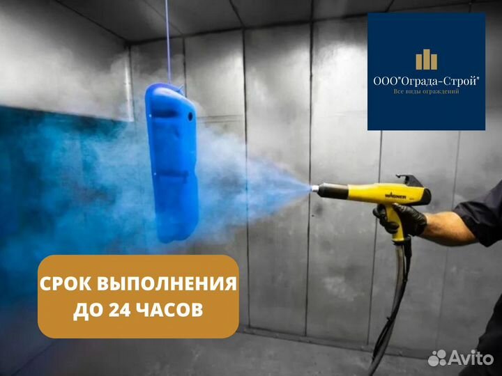 Порошковая покраска, полимерная камера