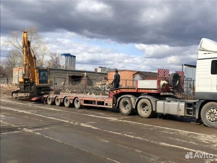 Аренда спецтехники грузоперевозки тралом