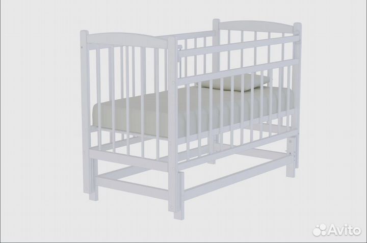 Кроватка колыбельная детская с маятником