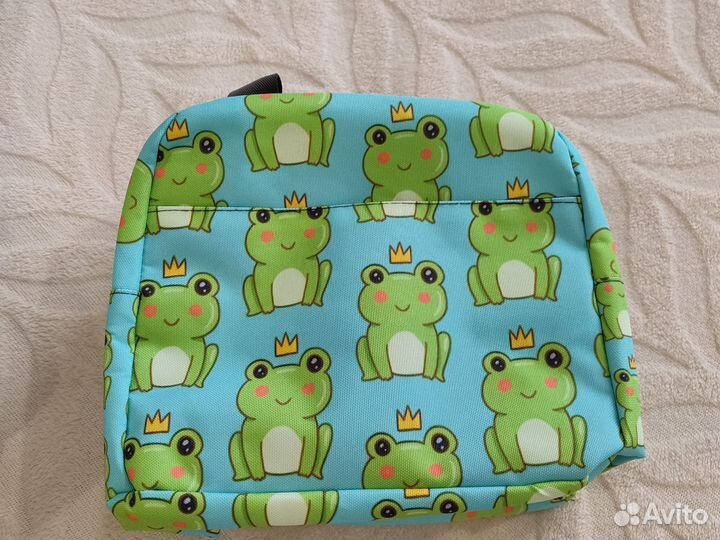 Сумка лягушка. Термосумка для обедов. Косметичка