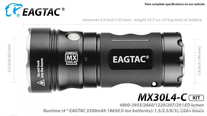 EagTac MX30L4C - Солнце на ладони