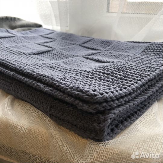 Детское одеяло вязаное