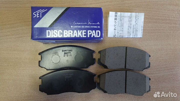 Тормозные колодки Митсубиси кольт/лансер 8