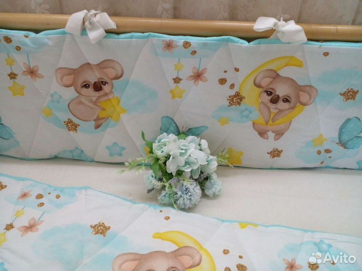 Бортики в детскую кроватку