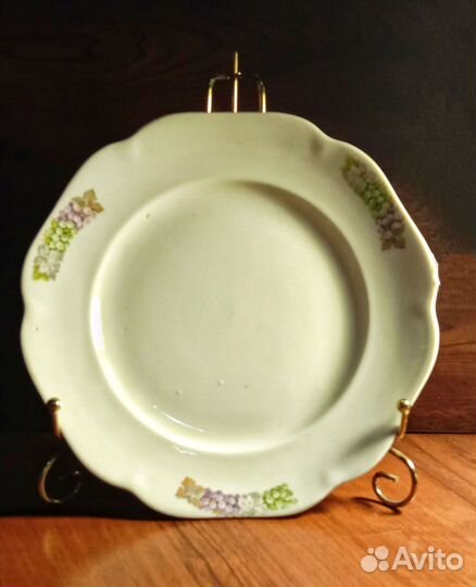 Старинная тарелка. Пролетарий. Ранние Советы. СССР