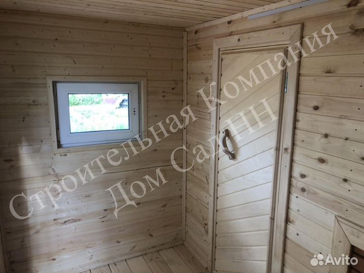 Баня под ключ 3x4 м