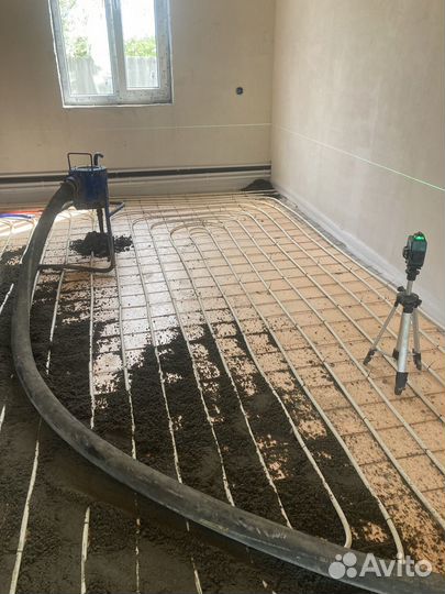 Полусухая стяжка пола