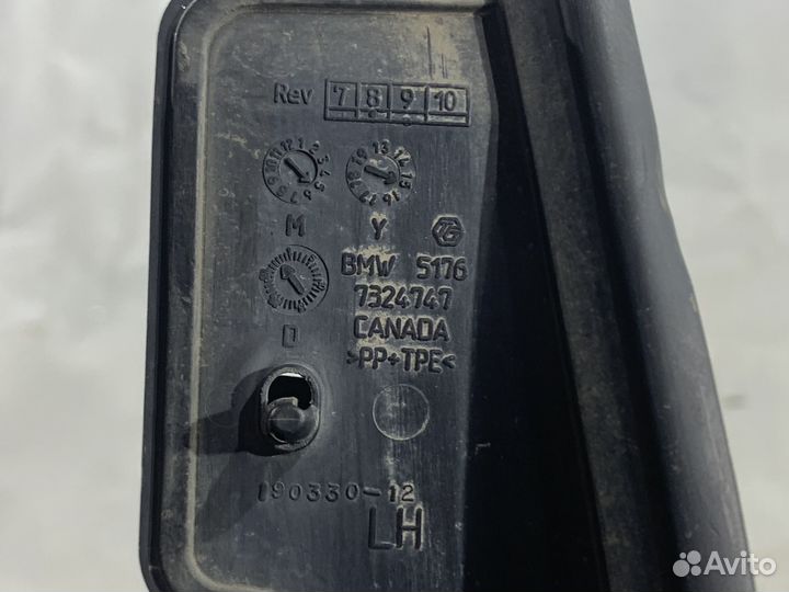 Уплотнитель торца передней левой двери BMW X6 F16