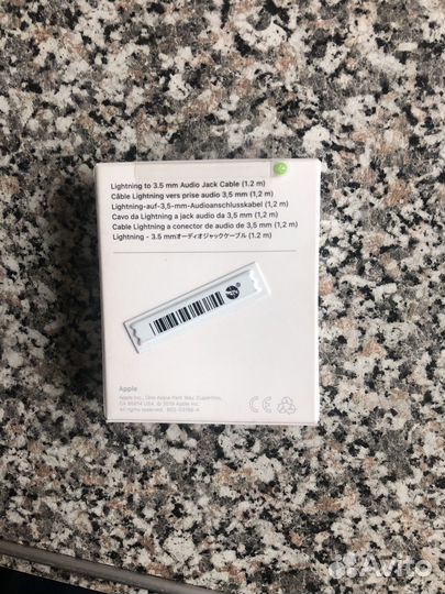 Аудиокабель Apple Lightning to 3.5 mm Audio Cable