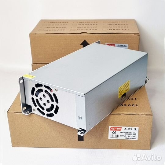 Блок питания 12В 50А 600Вт универсальный