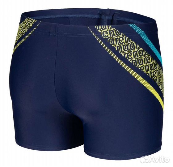 Плавки Мужские Arena Graphic Boxer Navy