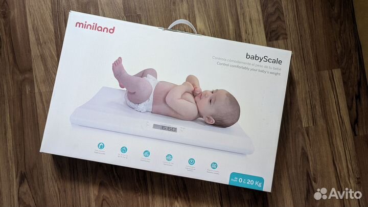Детские весы для новорожденных miniland
