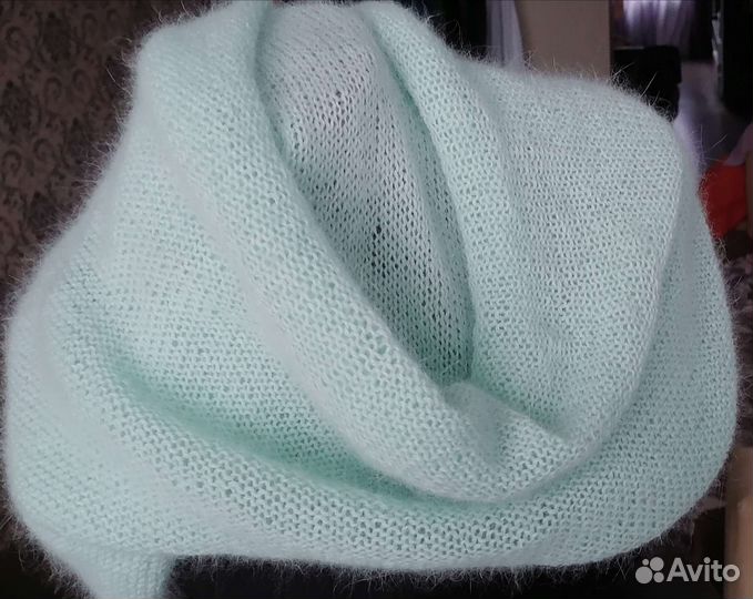 Платок, бактус, шаль, палантин, hand made, tiffani