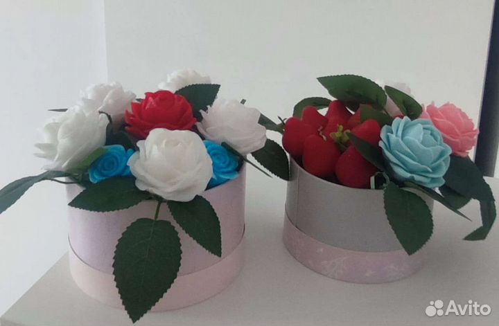 Букет из мыла.Мыловарение.Букеты.Цветы