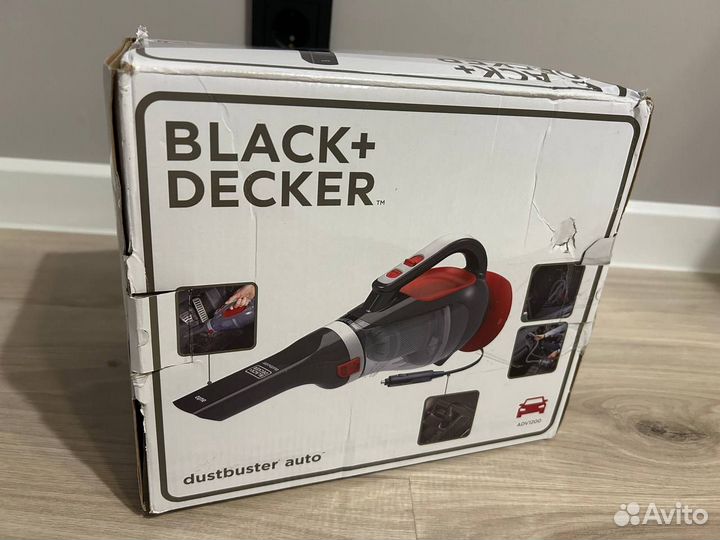 Автомобильный пылесос black decker