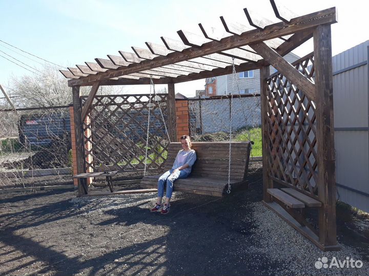 Пергола - качели