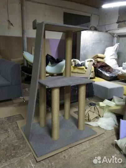 Когтеточки и игровые комплексы для кошек