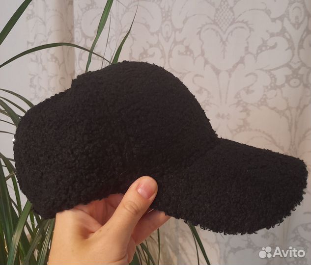 Кепка меховая бейсболка тедди