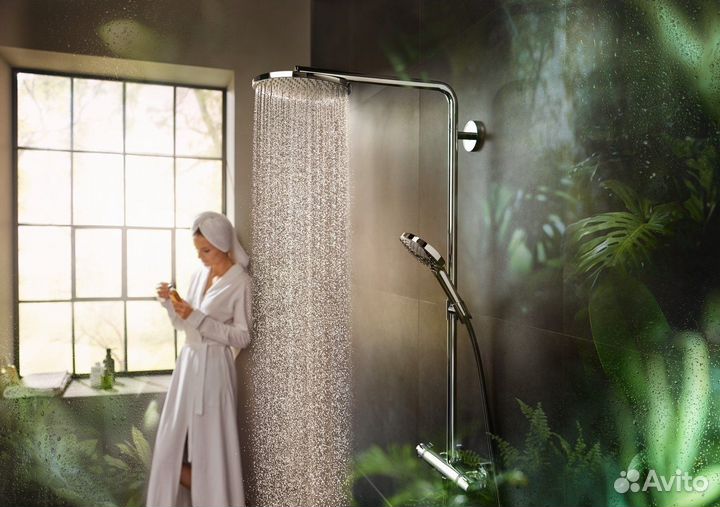 Душевая система Hansgrohe Raindance Select S Showerpipe 240 1jet PowderRain 27633000