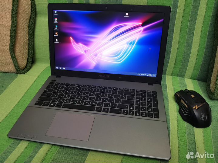 Игровой Asus 12 гигов, 2 видюхи, на Intel i3 4 ядр