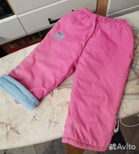Тёплые вещи пакетом для девочки 80