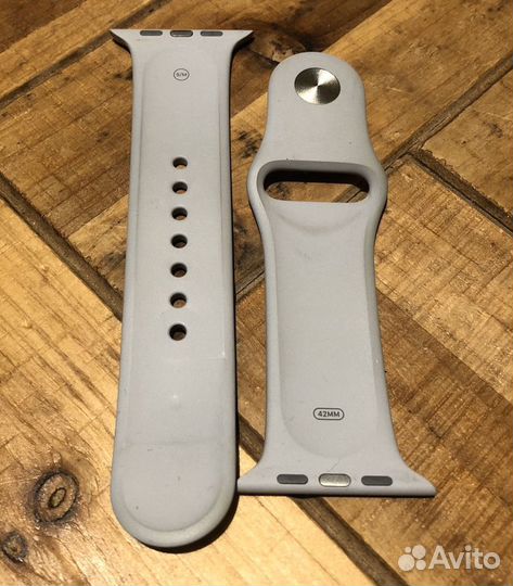 Ремешок для Apple Watch серого цвета корпус 42мм