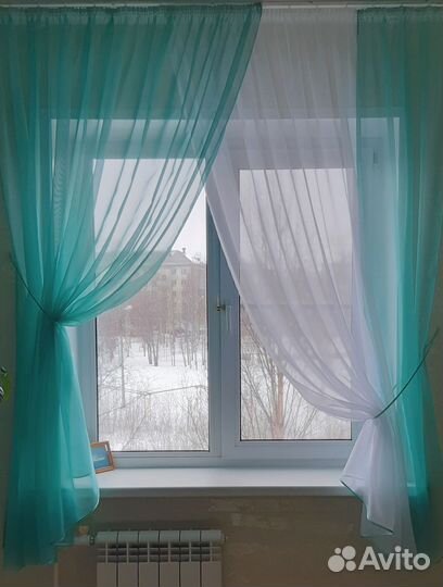 Штора для кухни новая