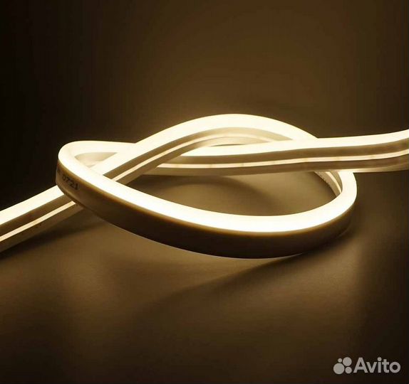 Светодиодный тонкий гибкий неон 8х16мм ip68