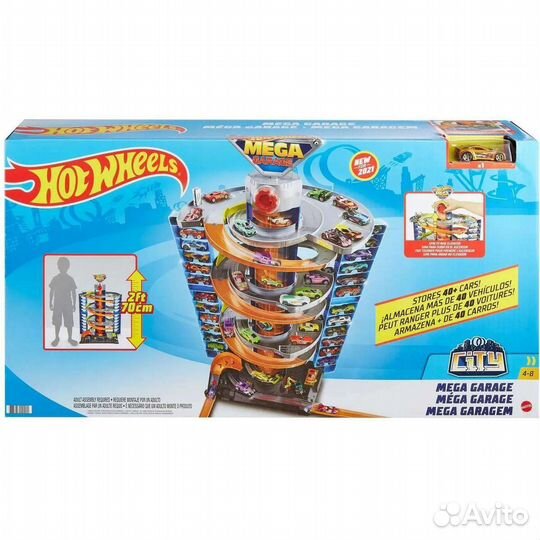 Набор игровой Hot Wheels Сити Мега Гараж