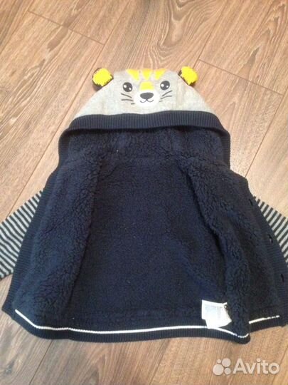 Кофта теплая Мазеркеа на 12-18 мес./обмен