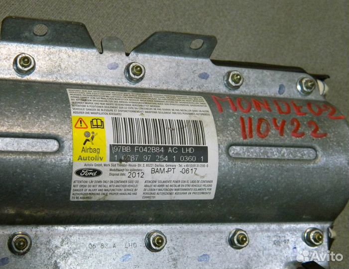 Подушка безопасности Ford Mondeo 2
