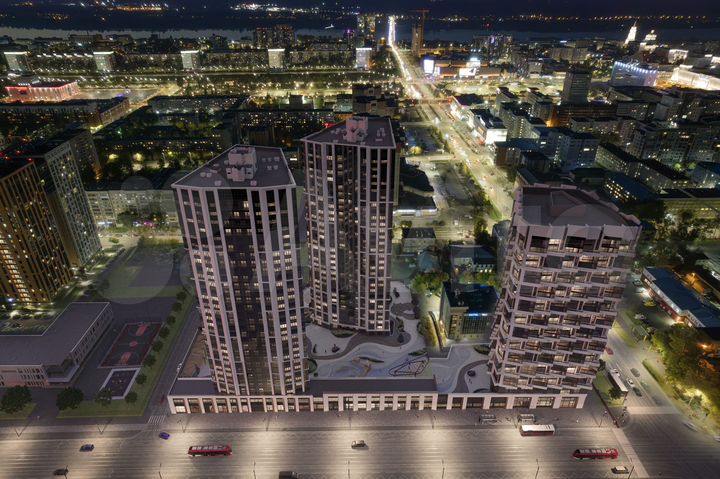 3-к. квартира, 94,4 м², 25/30 эт.