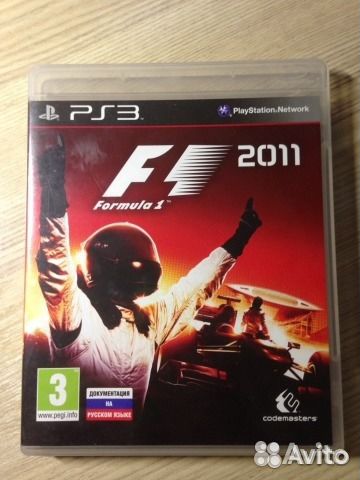 F1 игра для Sony ps3