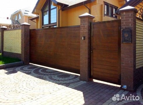 Ворота Откатные Алютех Prestige