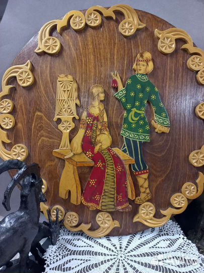 Резное панно из дерева СССР