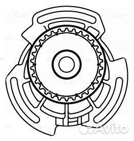 Luzar LWP 1824 Насос водяной для ам VW Golf III 91
