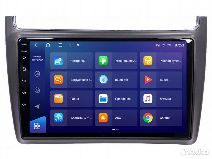 Магнитола Mstar TS109072A для VW Polo 2010-19