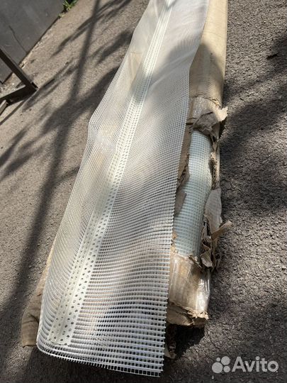 Угол из пвх с сеткой