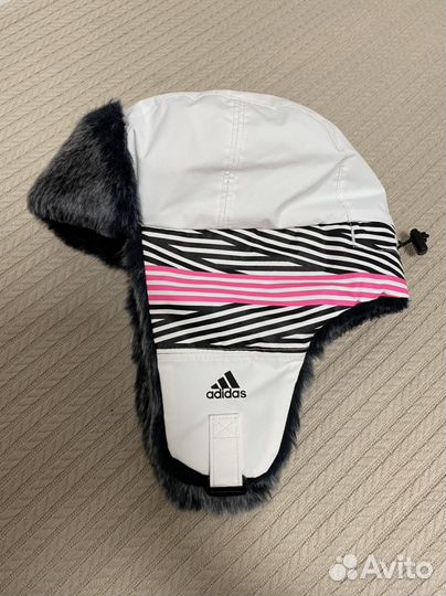 Шапка ушанка зимняя adidas
