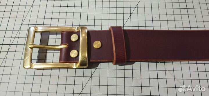 Ремень кожаный на заказ мужской