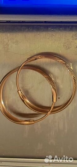 Серьги золотые 585 пробы