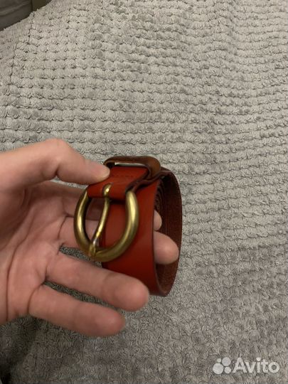 Ремень красный женский Levis