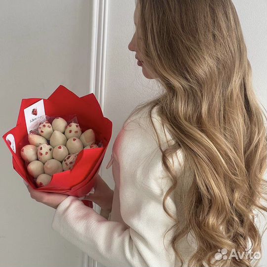 Букет из клубники в шоколаде