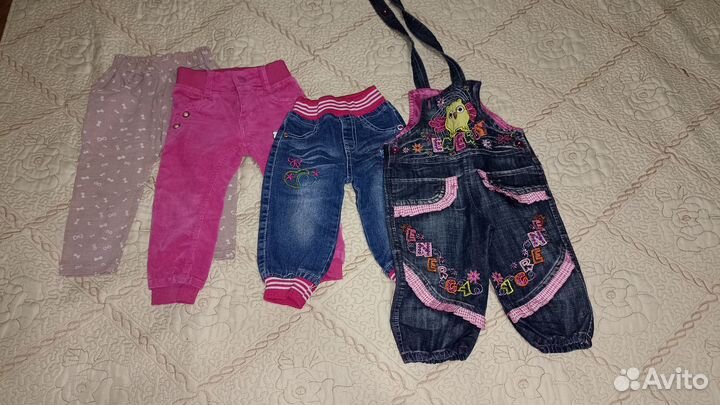 Вещи на весну пакетом для девочки 74 80