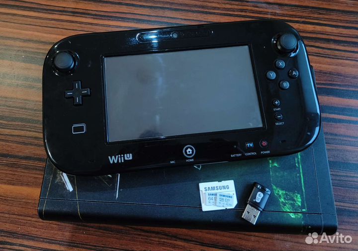 Nintendo wii u прошитая(рус. яз.) + SD 64&128
