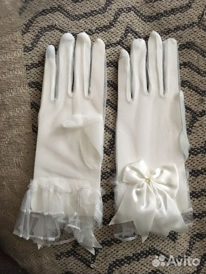 Перчатки свадебные