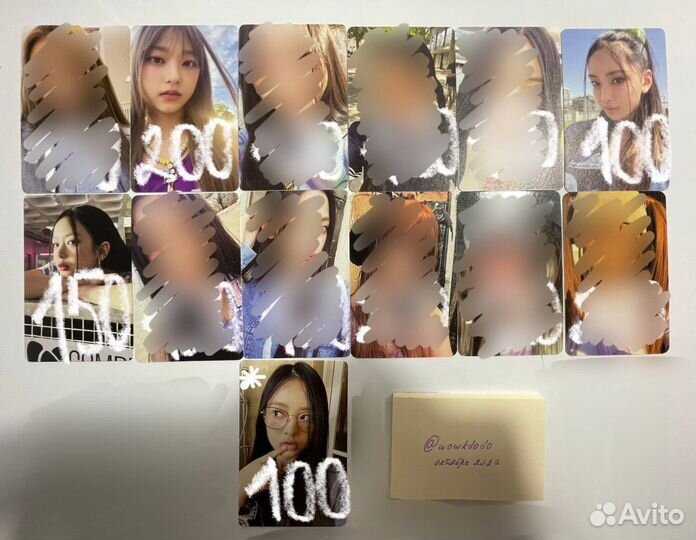 Карты billlie / stayc / newjeans