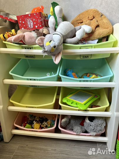 Стеллаж для игрушек,хранение игрушек