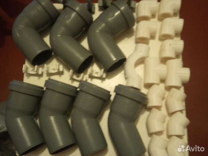 Новые полипропиленовые фитинги.Смеситель б/у